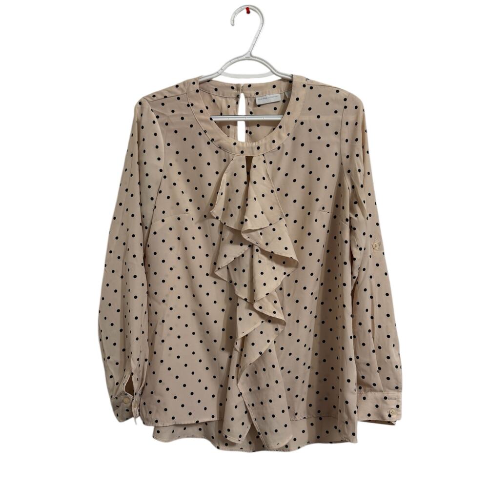 New York & Co. Blouse Versatile Stylish Office Ready Statement Feminine Staple